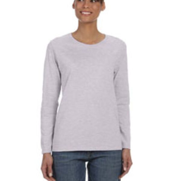 Ladies'   Heavy Cotton™ 5.3 oz. Long-Sleeve T-Shirt Thumbnail