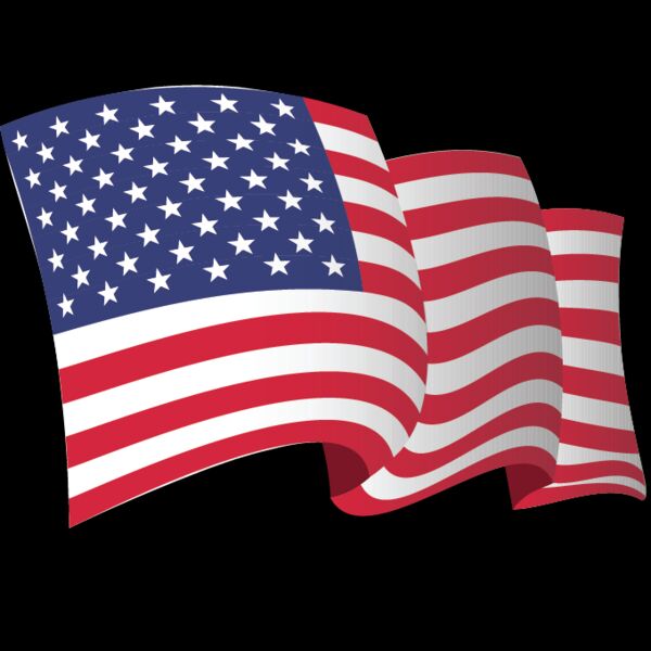American Waving Flag Thumbnail